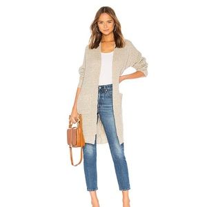 Tularosa Beige/Grey Cardigan with Pockets (S)